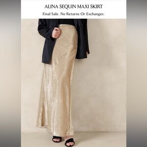 Banana Republic Alina Sequin Skirt NWT Size XS